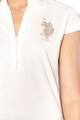 U.S. Polo Assn. Тениска с яка и декоративни камъни Жени