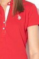 U.S. Polo Assn. Galléros póló hímzett logóval női