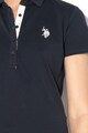 U.S. Polo Assn. Galléros póló hímzett logóval női