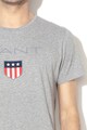 Gant Tricou cu decolteu la baza gatului si imprimeu logo Barbati