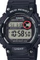 Casio Multifunkciós digitális karóra gumis szíjjal férfi