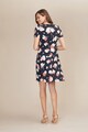 Oltre Rochie cu croiala in A si model floral Femei