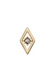 Karl Lagerfeld Cercei cu cristale Swarovski, placati cu aur 12 K Femei