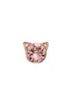 Karl Lagerfeld Обеци с покритие от розово злато 12 К и кристали Swarovski Жени
