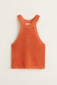 Mango Top din tricot Brillo Femei