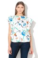 Pepe Jeans London Bluza cu imprimeu floral si nasturi Natalie Femei