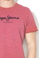 Pepe Jeans London Tricou regular fit cu imprimeu logo Don Barbati