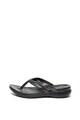 Crocs Papuci flip flop de piele, cu barete multiple Capri Femei