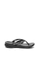 Crocs Papuci flip flop de piele, cu barete multiple Capri Femei