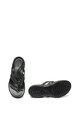 Crocs Papuci flip flop de piele, cu barete multiple Capri Femei