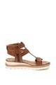 Tamaris Sandale wedge de piele Femei