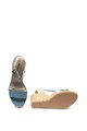 Tamaris Sandale wedge tip espadrile, din denim Femei