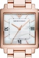 Emporio Armani Квадратен часовник от неръждаема стомана Жени