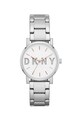 DKNY Ceas quartz cu logo stralucitor pe cadran Femei