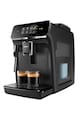Philips Espressor automat  EP2220/10, sistem de spumare a laptelui, 2 bauturi, filtru AquaClean, 15 bar, rasnita ceramica, optiune cafea macinata, Negru Femei