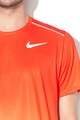 Nike Tricou standard fit cu microperforatii si Dri-Fit, pentru alergare Miler Barbati