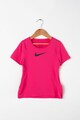 Nike Dri-Fit logómintás fitneszpóló Lány