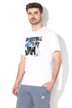 Nike Tricou cu imprimeu text si Dri-Fit, pentru baschet Barbati