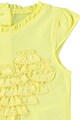 iDO Kids Tricou cu maneci tip aripioara si volane Fete