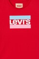 Levi's Kids Mintás póló aszimmetrikus alsó szegéllyel Lány