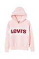 Levi's Kids Logómintás kapucnis pulóver Lány