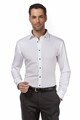 Vincenzo Boretti Hosszú ujjú slim fit ing férfi