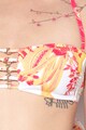 Liu Jo Trópusi mintás bandeau fürdőruha felső női