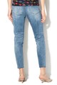 DESIGUAL Hibiscus skinny farmernadrág virágmintás hímzéssel női