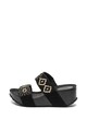 DESIGUAL Papuci wedge decorati cu margele Femei