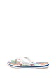 DESIGUAL Papuci flip-flop cu model tropical pe interior Femei