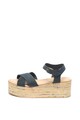 Zee Lane Sandale wedge de piele nabuc Nabila Femei