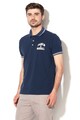 Franklin & Marshall Tricou polo din pique cu detaliu logo Barbati