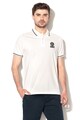 Franklin & Marshall Tricou polo din pique cu broderie logo Barbati