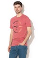 Jack & Jones Tricou slim fit cu imprimeu logo si dungi Mick Barbati