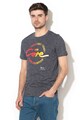 Jack & Jones Tricou slim fit cu imprimeu logo si dungi Mick Barbati