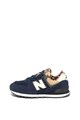 New Balance Pantofi sport cu garnituri de piele intoarsa 574 Baieti