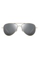 Polaroid Ochelari de soare aviator unisex, cu lentile polarizate, tip oglinda Femei