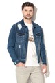 Jack & Jones Jacheta din denim cu rupturi decorative Alvin Barbati