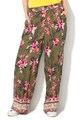 Vero Moda Pantaloni cu croiala ampla si model floral Havana Femei