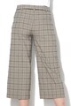 Sisley Pantaloni culotte cu model in carouri si buzunare oblice Femei