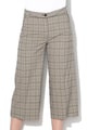 Sisley Pantaloni culotte cu model in carouri si buzunare oblice Femei