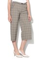 Sisley Pantaloni culotte cu model in carouri si buzunare oblice Femei