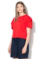 United Colors of Benetton Tricou crop din amestec de modal Femei