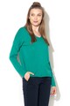 United Colors of Benetton Pulover din tricot fin cu decolteu in V Femei