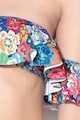 Undercolors of Benetton Sutien bandeau de baie cu imprimeu floral Cancun Femei