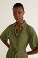 Mango Agnes lyocelltartalmú ingruha megkötős derékrésszel női