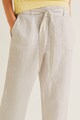 Mango Paper csíkos lentartalmú nadrág női