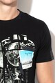 Replay Tricou din bumbac, cu imprimeu grafic Barbati