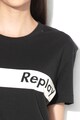 Replay Tricou lejer, cu imprimeu logo Femei