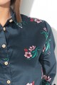 Pepe Jeans London Rochie tip camasa, cu imprimeu floral si cordon Luisa Femei